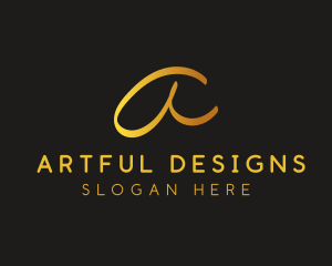 Fancy Cursive Fashion logo design