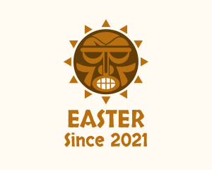 Culture - Tribal Aztec Sun logo design