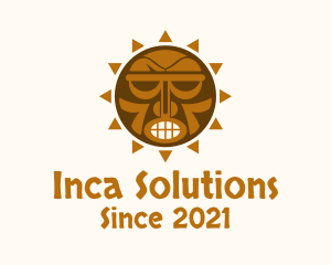 Inca - Tribal Aztec Sun logo design