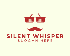 Anonymous - Shopper Man Mustache logo design