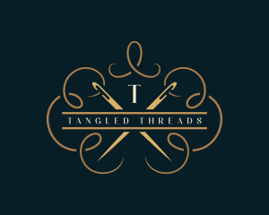 Needle Thread Garment Tailor  logo design