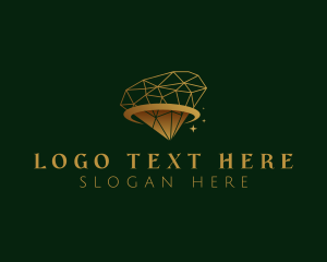 Luxurious - Diamond Luxury Jewelry logo design