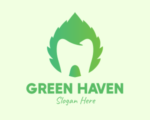 Green Mint Dental logo design