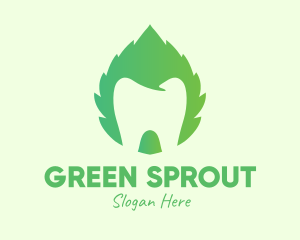 Green Mint Dental logo design