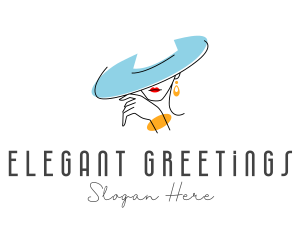 Elegant Fashion Lady logo design