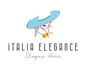 Elegant Fashion Lady logo design