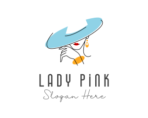 Elegant Fashion Lady logo design