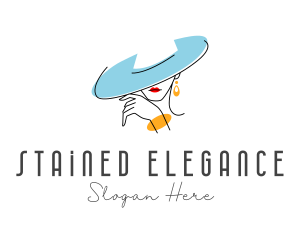 Elegant Fashion Lady logo design