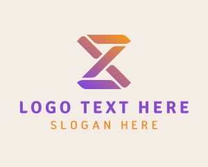 Advertising - Gradient Digital Loop logo design