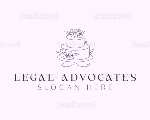 Wedding Cake Baker Logo