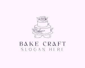 Wedding Cake Baker logo design