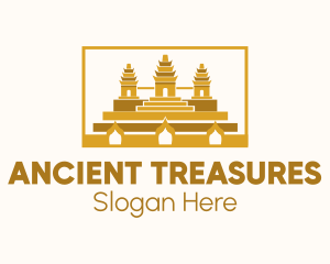 Ancient Temple Landmark logo design