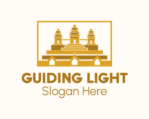 Ancient Temple Landmark logo design