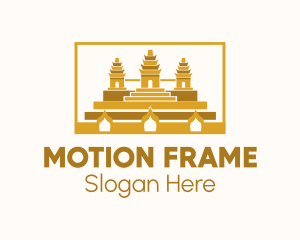 Ancient Temple Landmark logo design