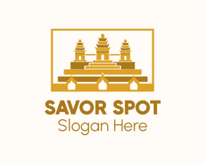 Ancient Temple Landmark logo design