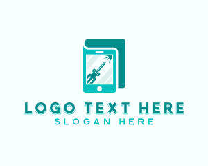 Phone Shop - Technician Mobile Repair logo design