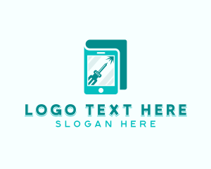 Tablet - Technician Mobile Repair logo design