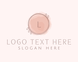 Feminine - Watercolor Beauty Salon logo design