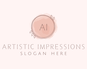 Watercolor Beauty Salon logo design