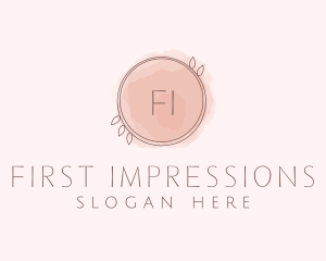 Watercolor Beauty Salon logo design