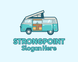 Camper Van Vehicle Logo