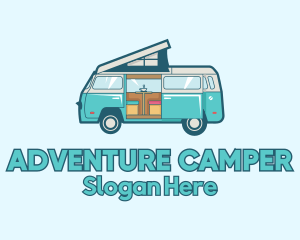 Camper - Camper Van Vehicle logo design