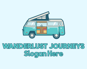 Travelling - Camper Van Vehicle logo design