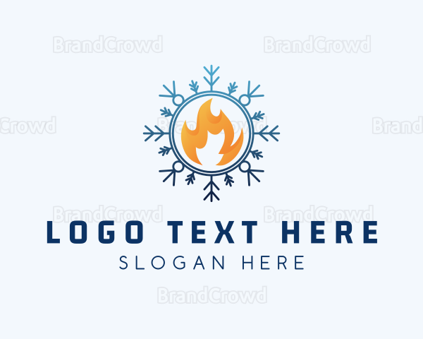 Fire Snowflake Cooling Logo