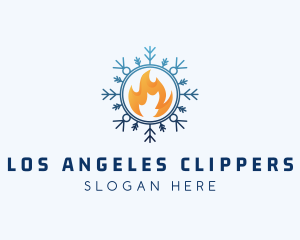 Fire Snowflake Cooling Logo