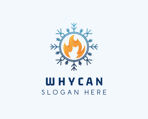 Fire Snowflake Cooling Logo