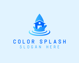 Drop Water House logo design