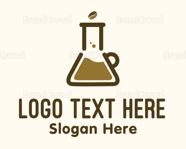 Lab Flask Coffee Logo