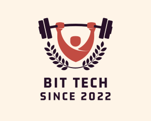 Gym Instructor Barbell logo design