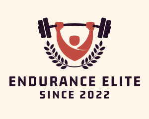 Gym Instructor Barbell logo design