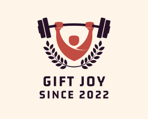 Gym Instructor Barbell logo design