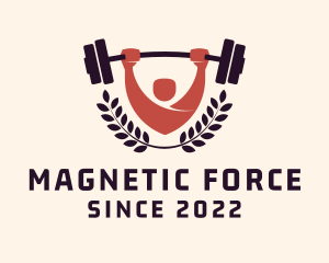 Gym Instructor Barbell logo design