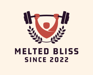 Gym Instructor Barbell logo design