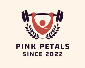 Gym Instructor Barbell logo design