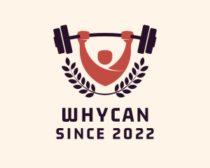 Weightlifting - Gym Instructor Barbell logo design
