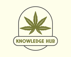 Cannabis Ganja Farm Logo