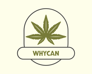Cannabis Ganja Farm Logo