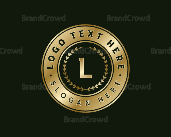 Luxury Premium Wreath Logo