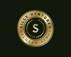 Luxury Premium Wreath logo design