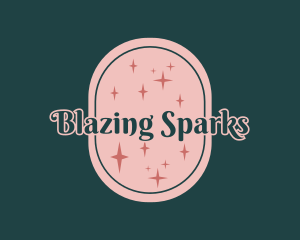 Sparkly Fashion Beauty logo design