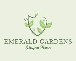 Gardening Shovel Plant logo design