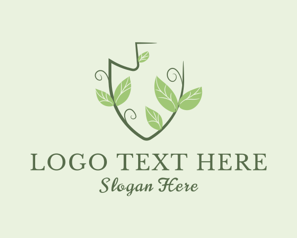 Field - Gardening Shovel Plant logo design