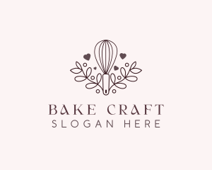 Baking Whisk Confectionery logo design