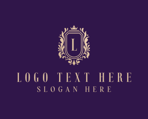 High End - Regal Elegant Shield logo design