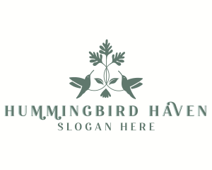 Hummingbird - Creative Hummingbird Leaf logo design