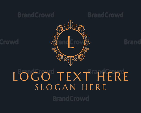 Luxury Flower Beauty Logo